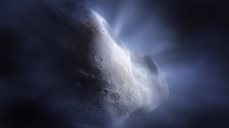 Ilustración artística del cometa Read. Imagen: NASA