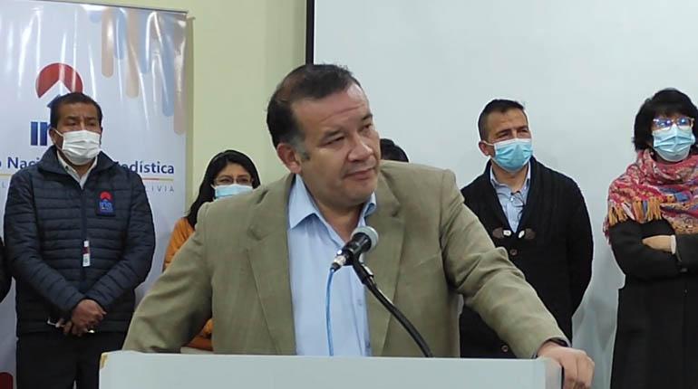 El director ejecutivo del Instituto Nacional de Estadística (INE), Humberto Arandia / Los Tiempos