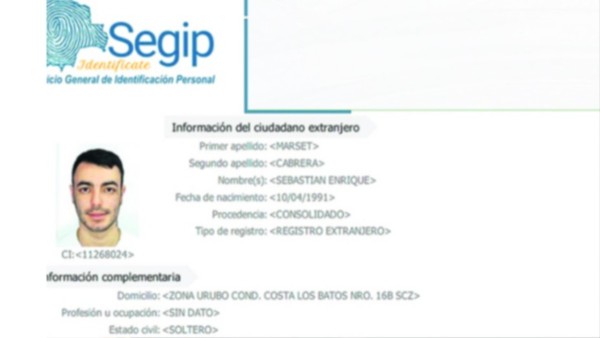 Registro del narco en el Segip