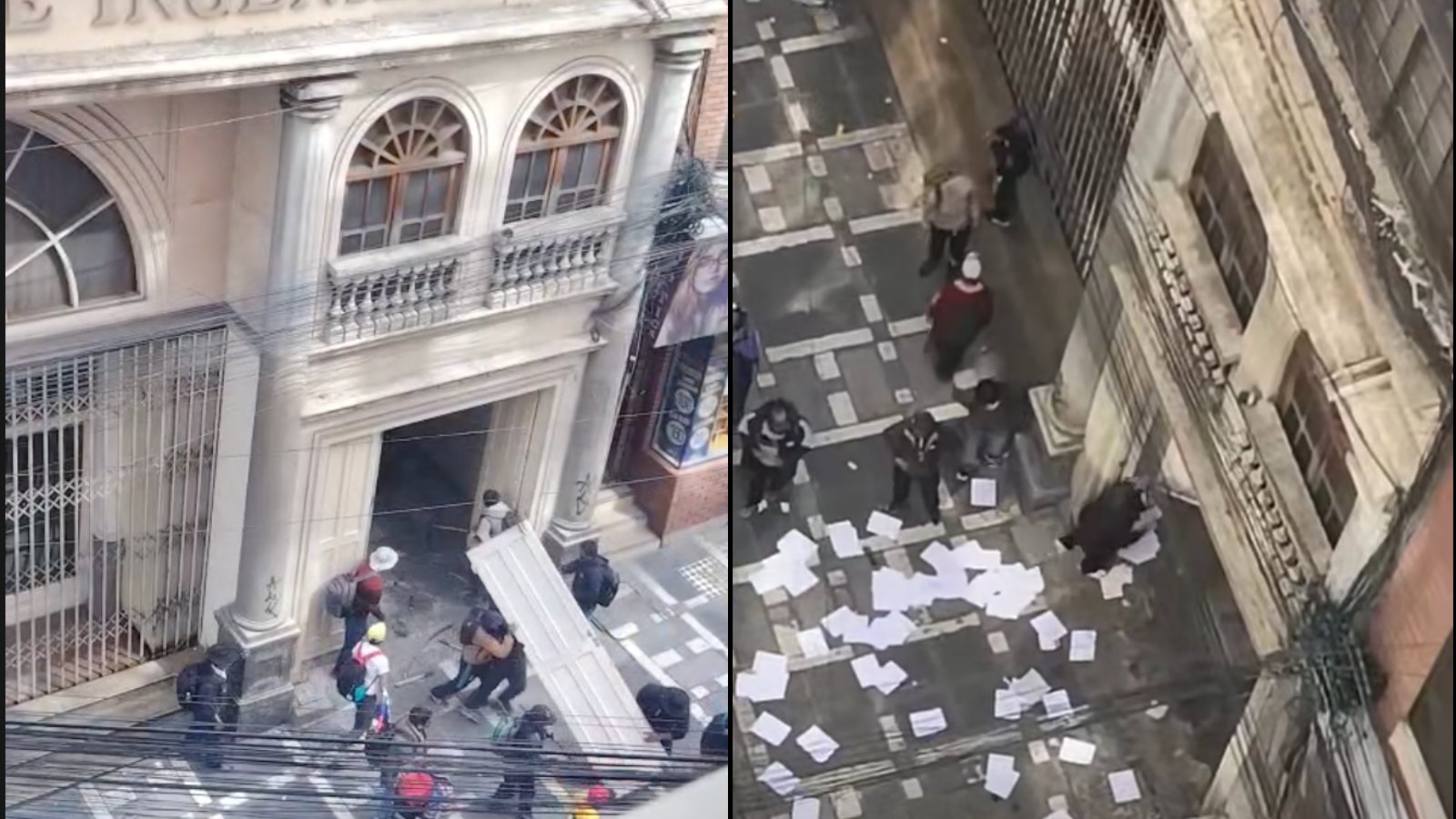Reportan saqueos, violencia y destrozos en el centro de La Paz tras ...