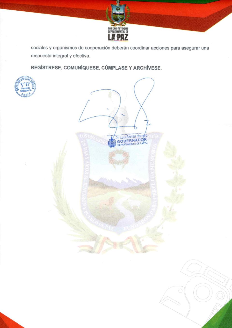 Gobernación declara Emergencia Sanitaria y Humanitaria en La Paz ante impacto de bloqueos