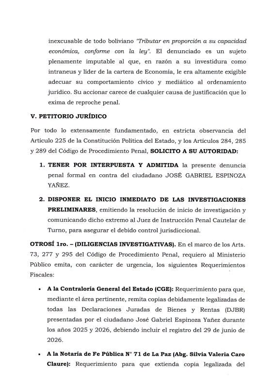 Edmand Lara denuncia a José Gabriel Espinoza por presuntas irregularidades en la compra y declaración de una vagoneta Audi