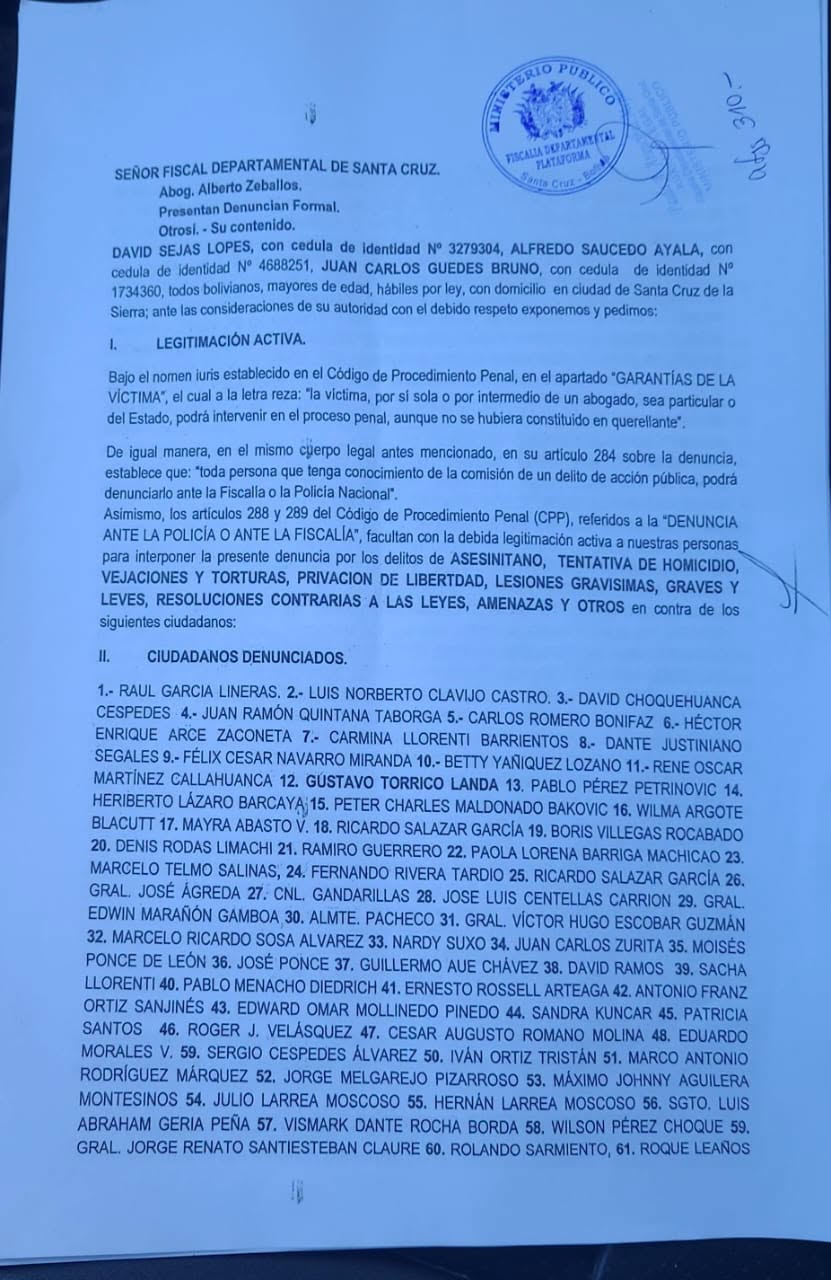 Víctimas del caso Hotel Las Américas denuncian a 153 personas y piden investigar una presunta cadena de mando