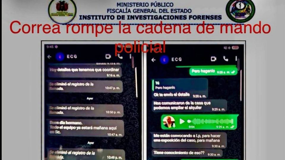 Beller difunde capturas de chats entre Cerimedo y un policía sobre el atentado en su contra
